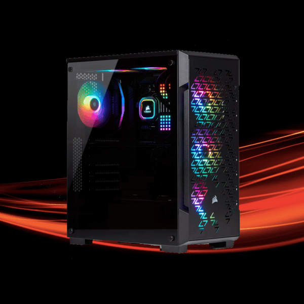 corsair airflow tempered glass mid tower smart case icue 220t rgb side window