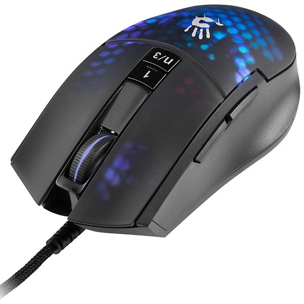 a4tech bloody a4tmys47113 l65 max rgb honeycomb activated mouse usb type a optical 12 000 dpi
