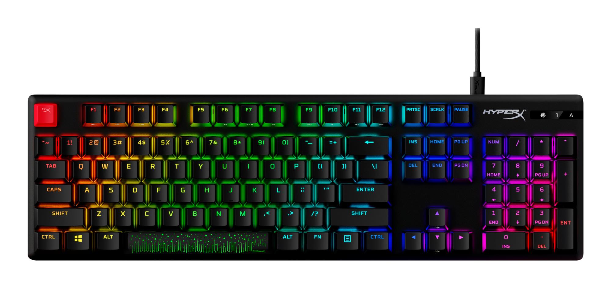 alloy origins pbt hx blue mechanical gaming keyboard