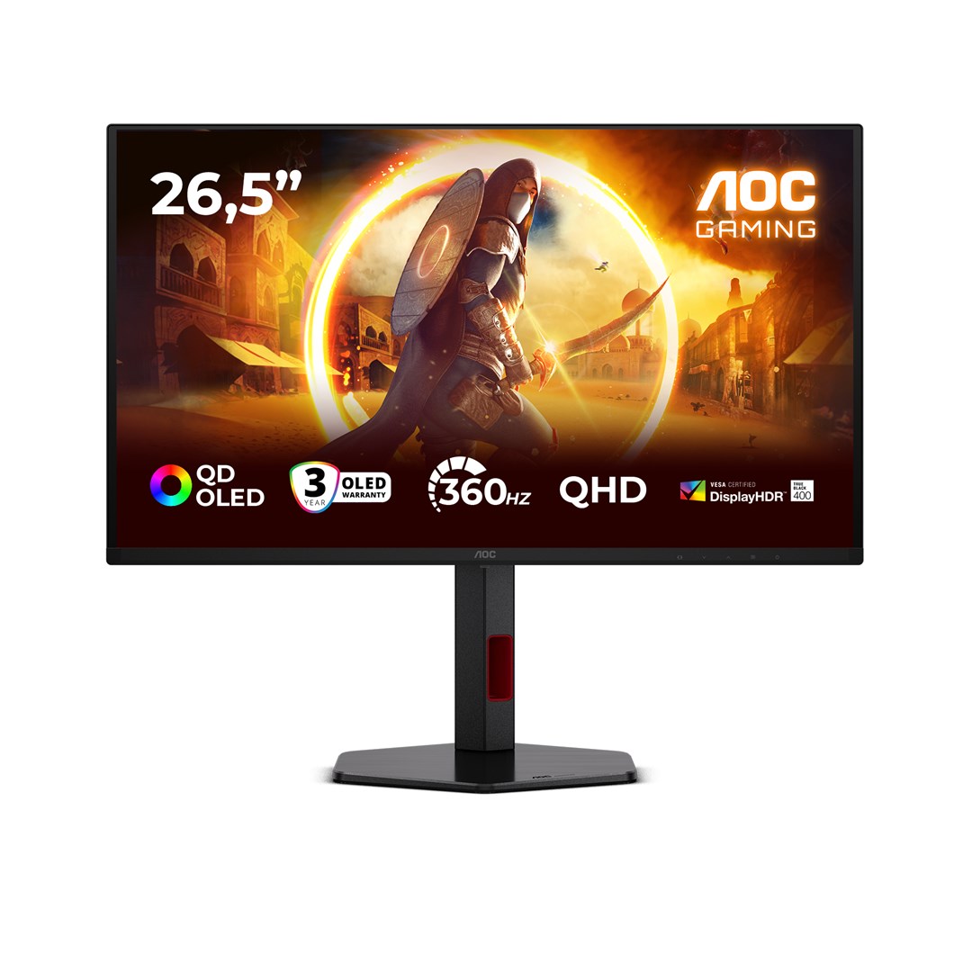 aoc g4 q27g4sdr computer monitor 67 3 cm 26 5 2560 x 1440 pixels quad hd qd oled black red