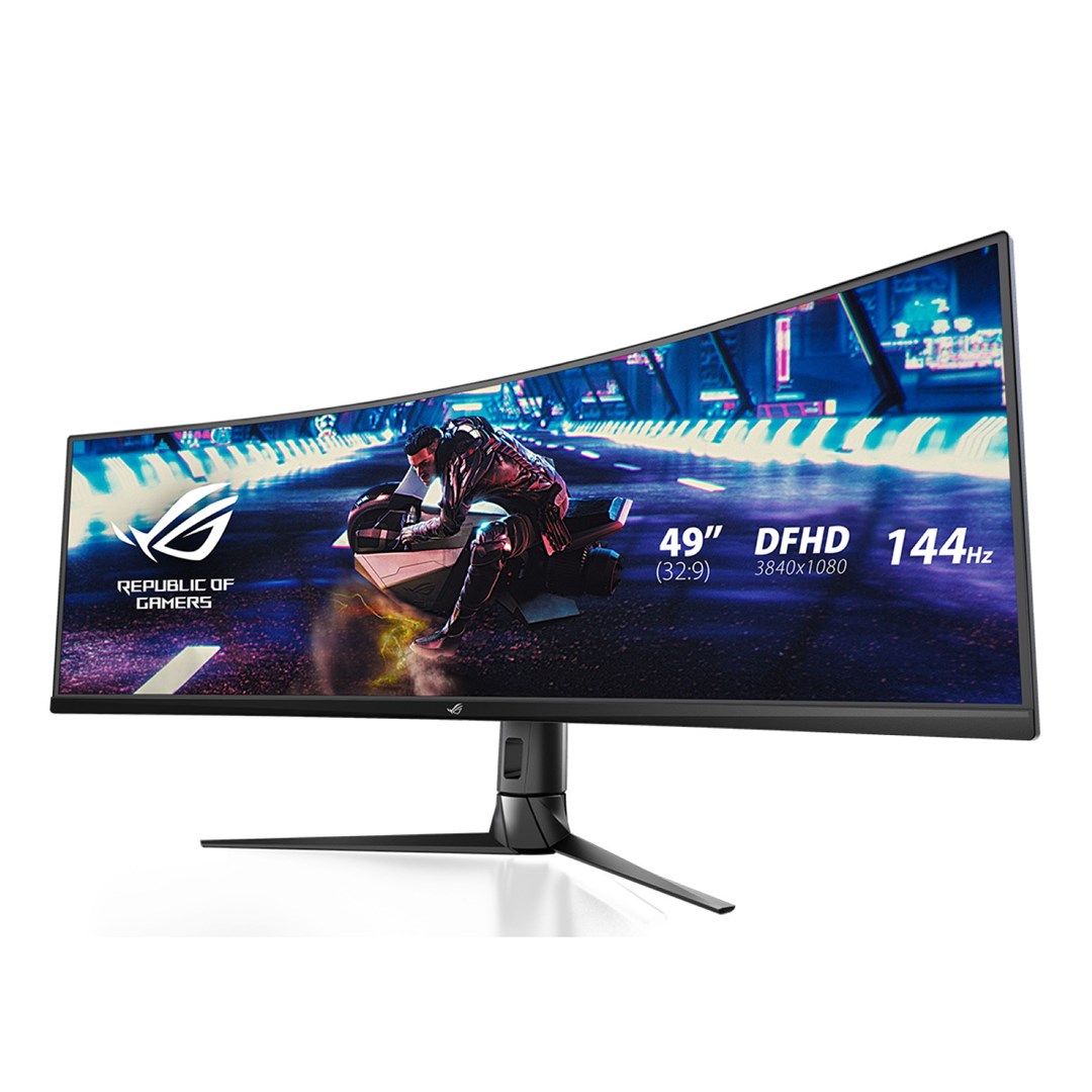 asus rog strix xg49vq computer monitor 124 5 cm 49 3840 x 1080 pixels ultrawide full hd led black asus rog strix xg49vq computer monitor 124 5 cm 49 3840 x 1080 pixels ultrawide full hd led black
