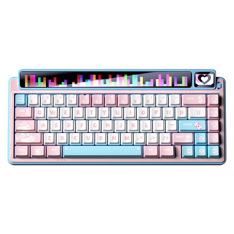 aula gasket amg65 blue lightfeather rgb keyboard