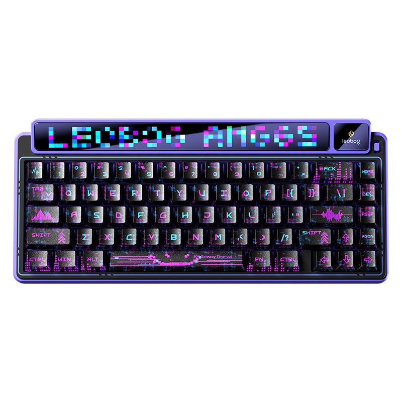 aula gasket amg65 purple lightfeather rgb keyboard