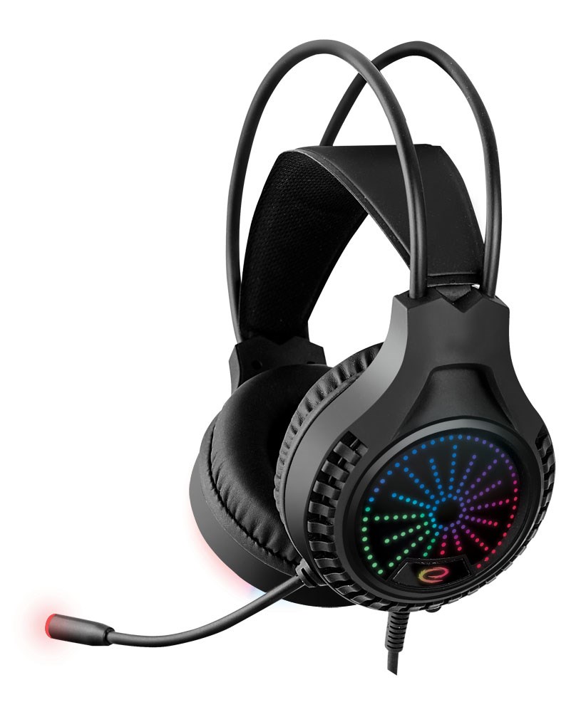 esperanza egh5000 headphones with microphone headband black