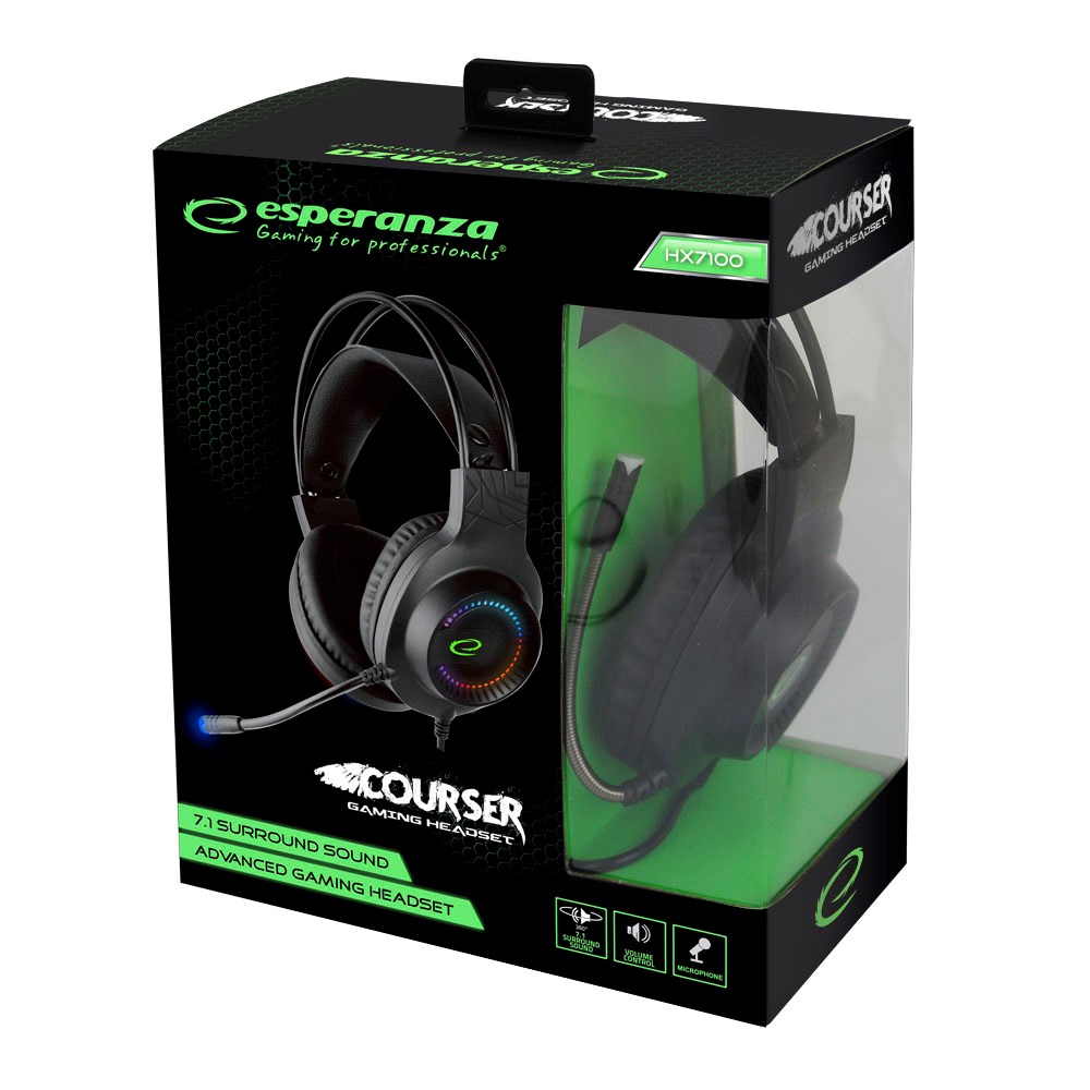 esperanza egh7100 headphones with microphone headband black 2