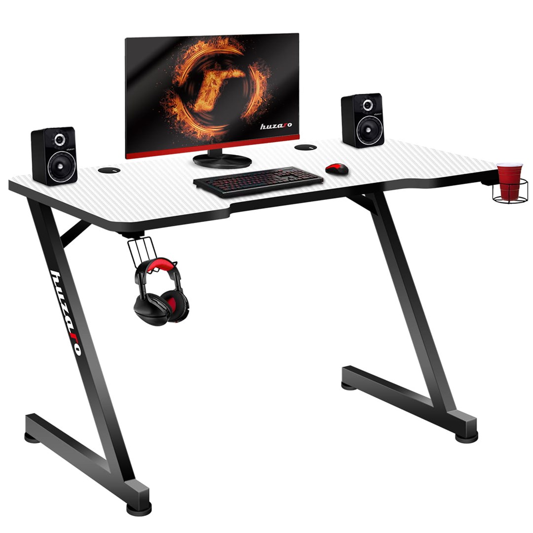 gaming desk huzaro hero 2 5 white