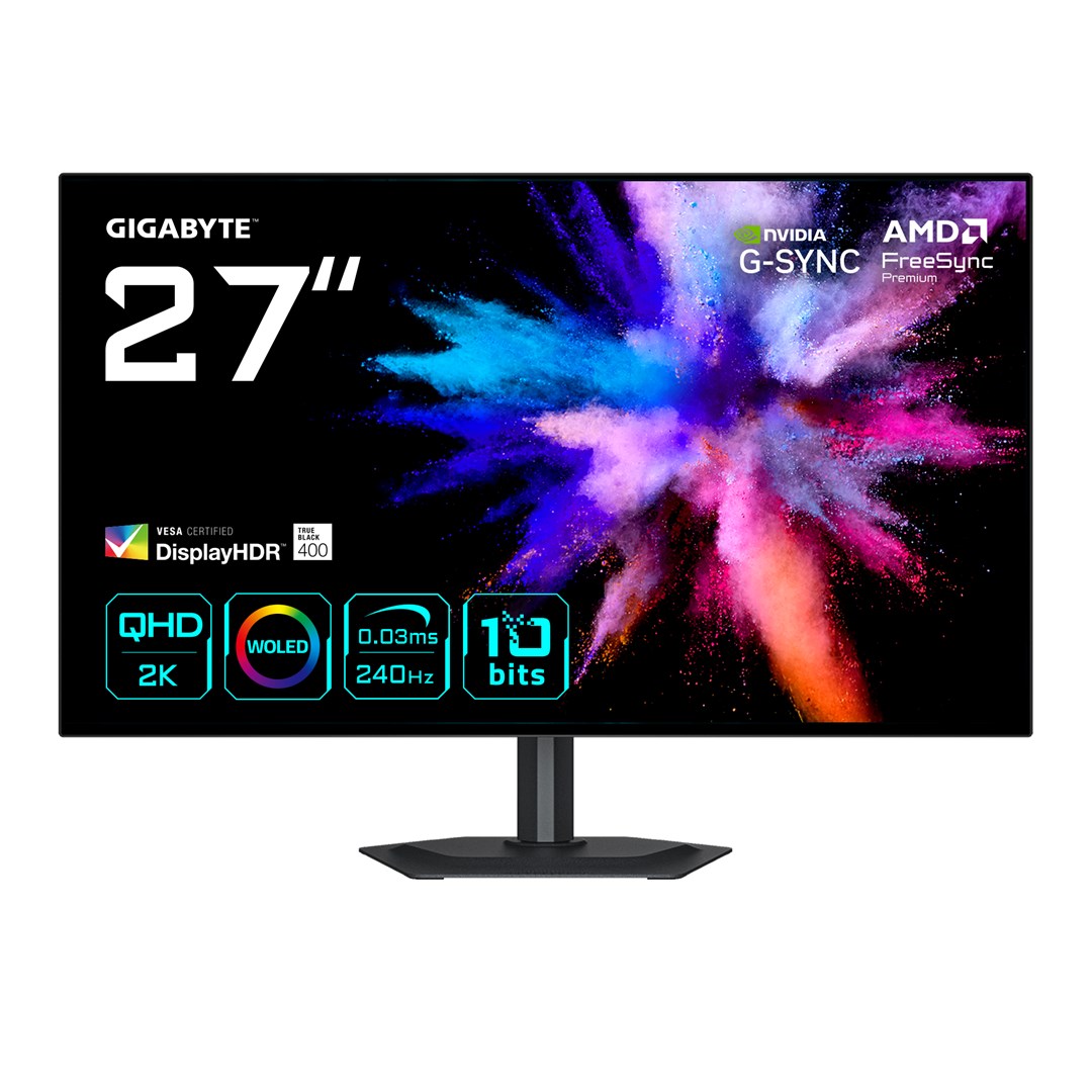 gigabyte go27q24g 27 oled 2k qhd gaming monitor 2560 x 1440 240hz 0 03ms 275 cd mc2b2 freesync premium g sync compatible hdmi 2 1 displayport 1 4 gigabyte go27q24g 27 oled 2k qhd gaming monitor 2560 x 1440 240hz 0 03ms 275 cd mc2b2 freesync premium g sync compatible hdmi 2 1 displayport 1 4