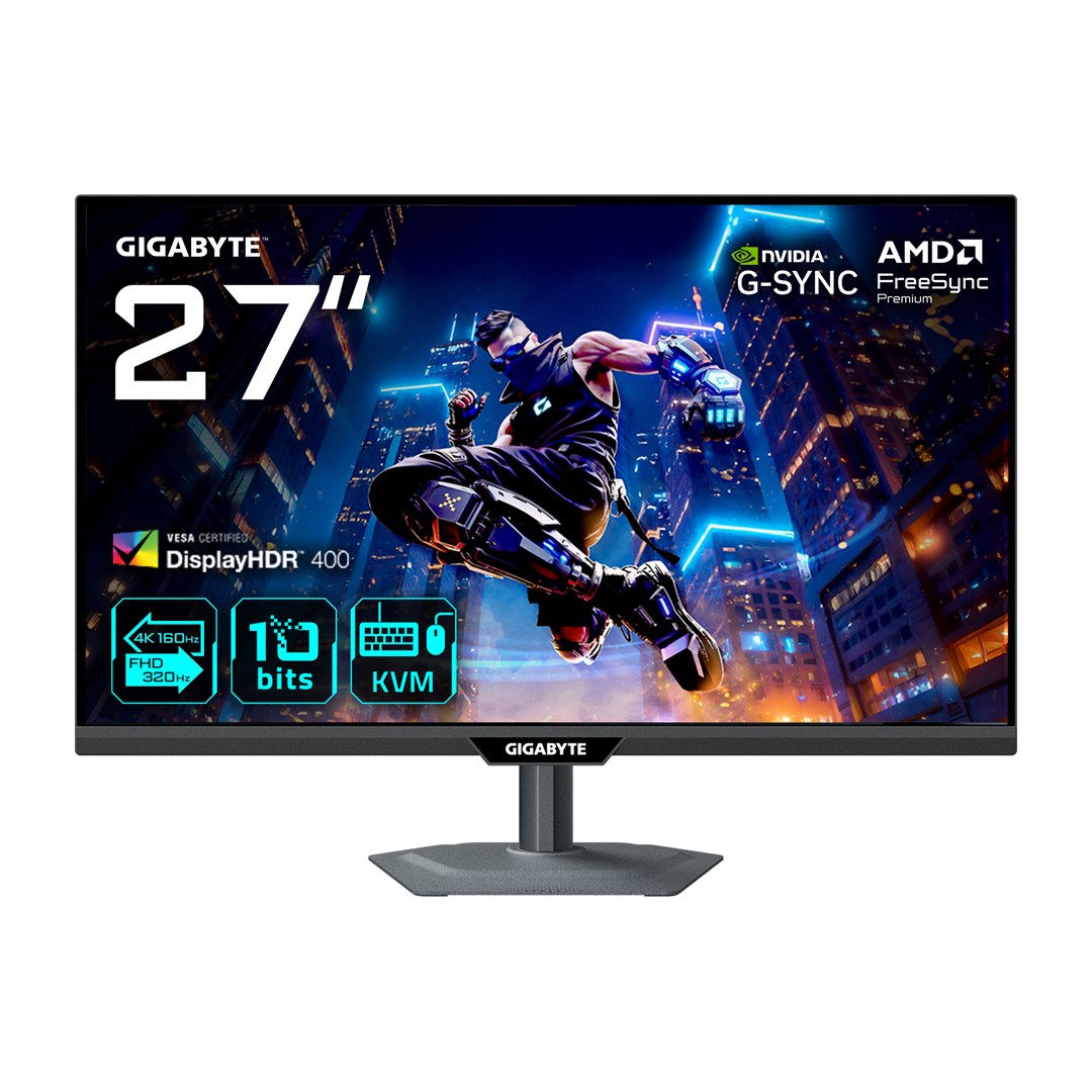 gigabyte m27up 27 4k uhd gaming monitor dual mode 4k 160hz or fhd 320hz 3840 x 2160 1ms 350 cd mc2b2 freesync premium pro displayhdr400 hdmi 2 1 displayport 1 4 gigabyte m27up 27 4k uhd gaming monitor dual mode 4k 160hz or fhd 320hz 3840 x 2160 1ms 350 cd mc2b2 freesync premium pro displayhdr400 hdmi 2 1 displayport 1 4