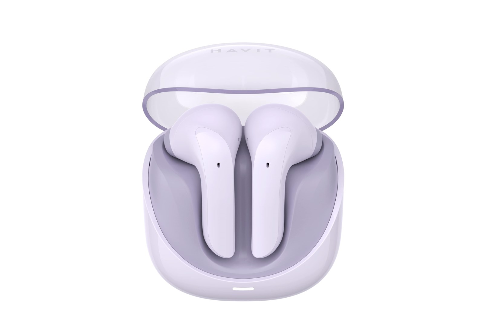 havit modern buds bluetooth headset head band violet