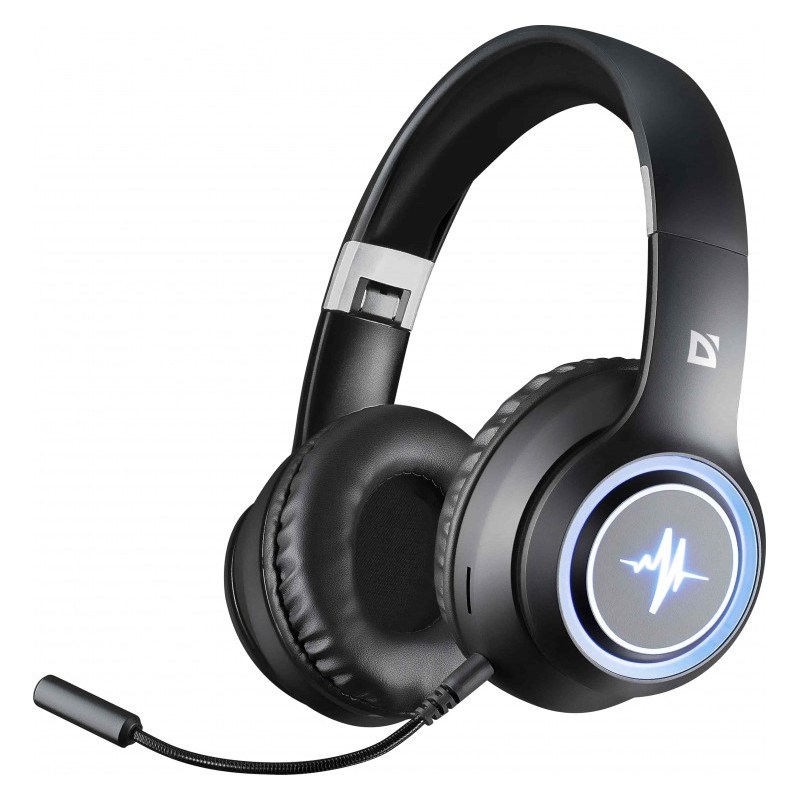 headphones defender bluetooth freemotion b571 black led