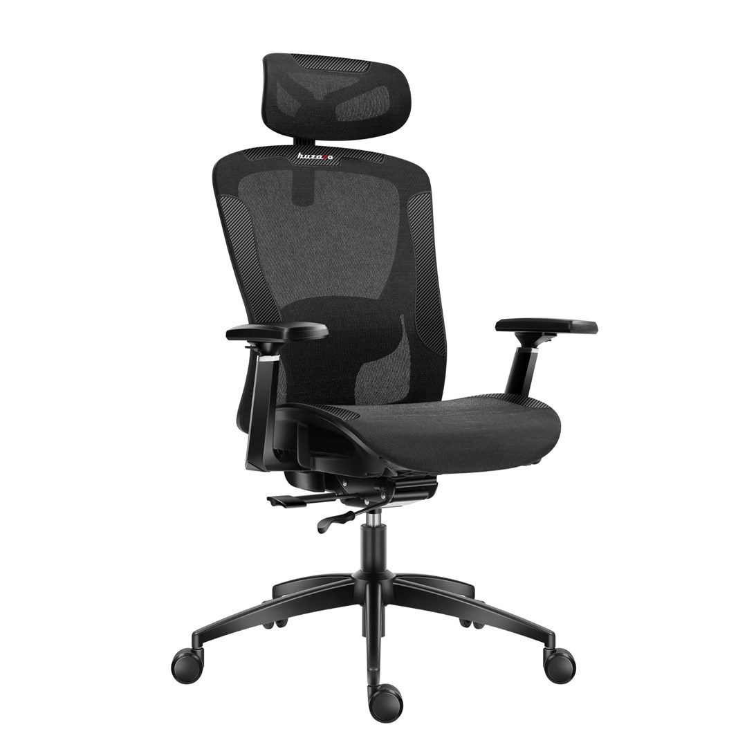 huzaro combat 7 3 black mesh gaming chair