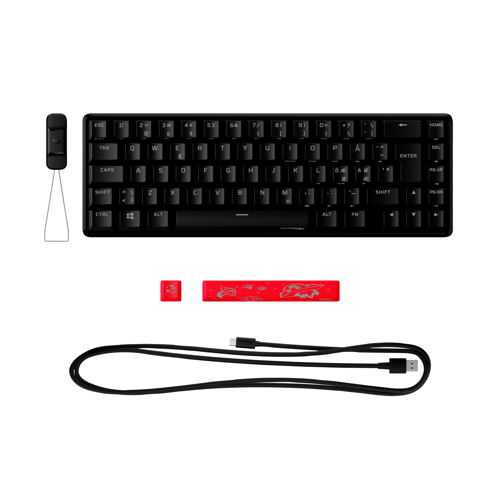 hyperx alloy origins 65 mechanical gaming keyboard hx red no layout