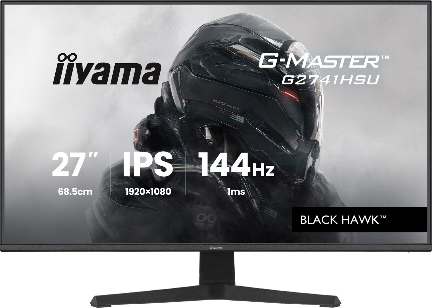 iiyama g master g2741hsu b1 computer monitor 68 6 cm 27 1920 x 1080 pixels full hd black