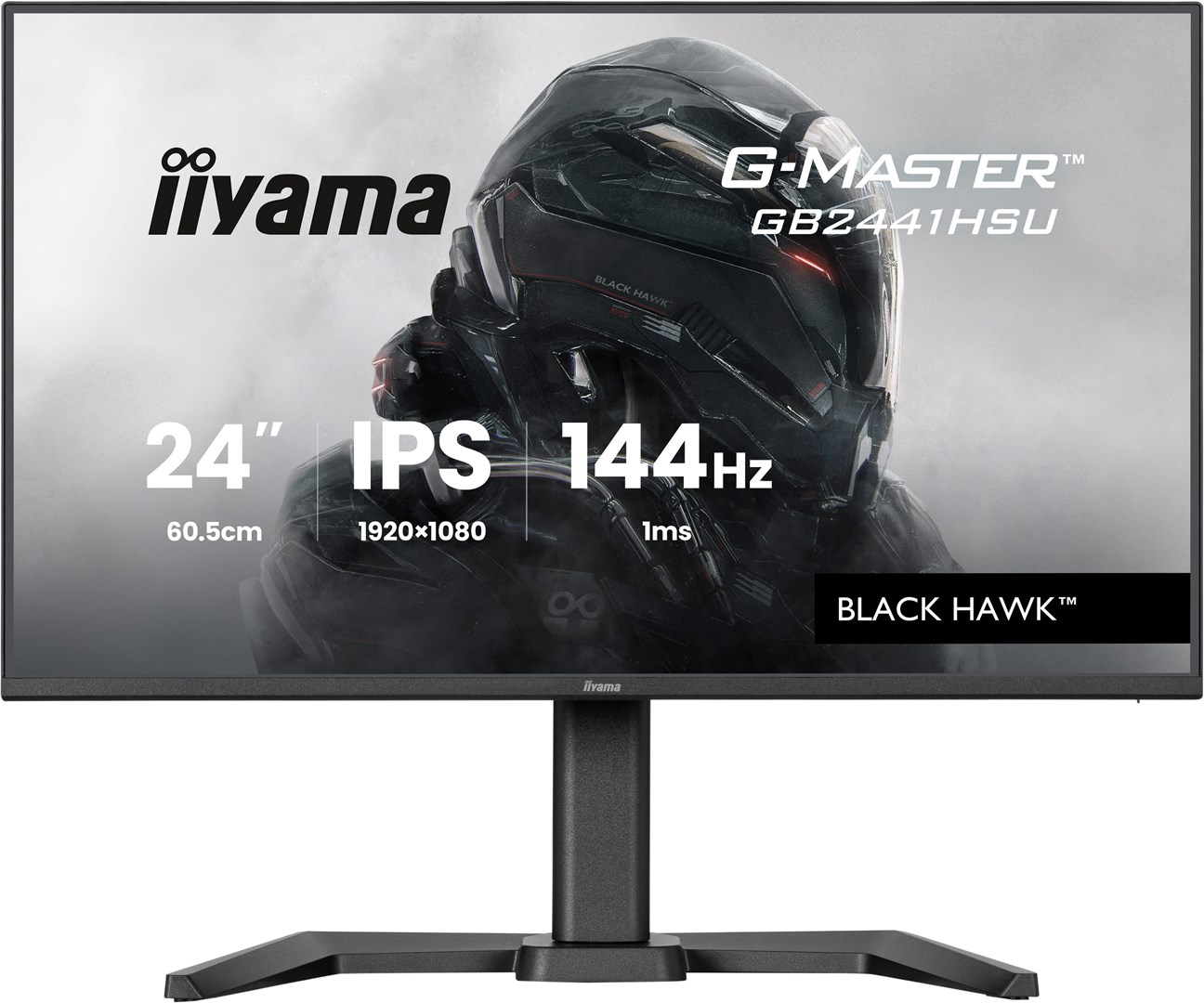 iiyama g master gb2441hsu b1 computer monitor 60 5 cm 23 8 1920 x 1080 pixels full hd led black