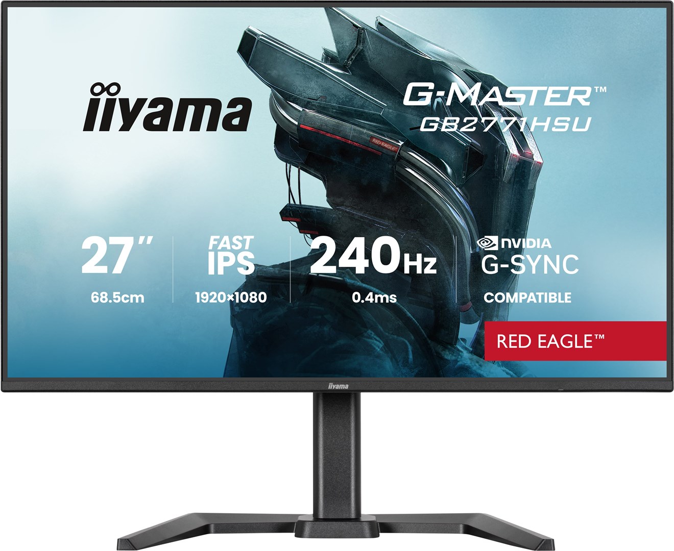 iiyama g master gb2771hsu b1 computer monitor 68 6 cm 27 1920 x 1080 pixels full hd black