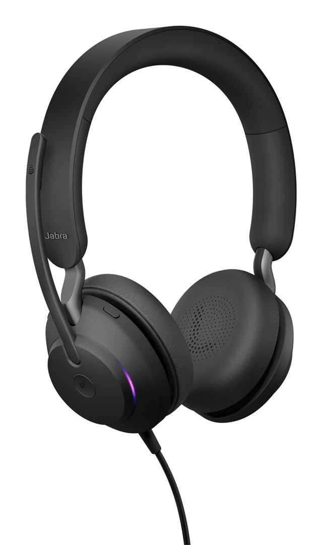 jabra evolve2 40 se headset wired head band office call center usb type c usb type a black 2 1