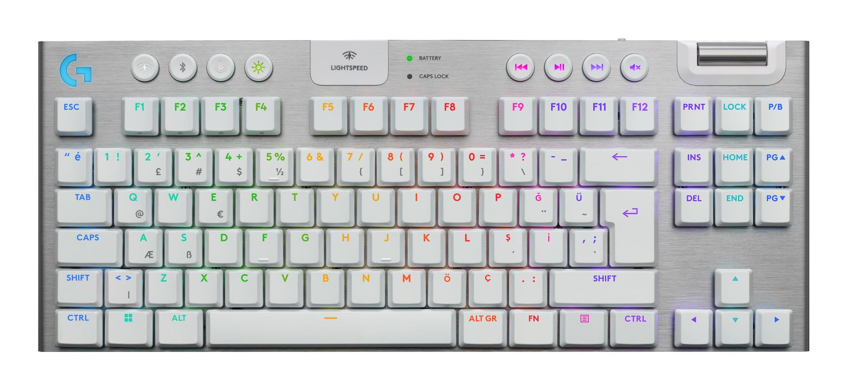 keyboard wrl g915 x lightspeed tkl white 920 012737 logitech