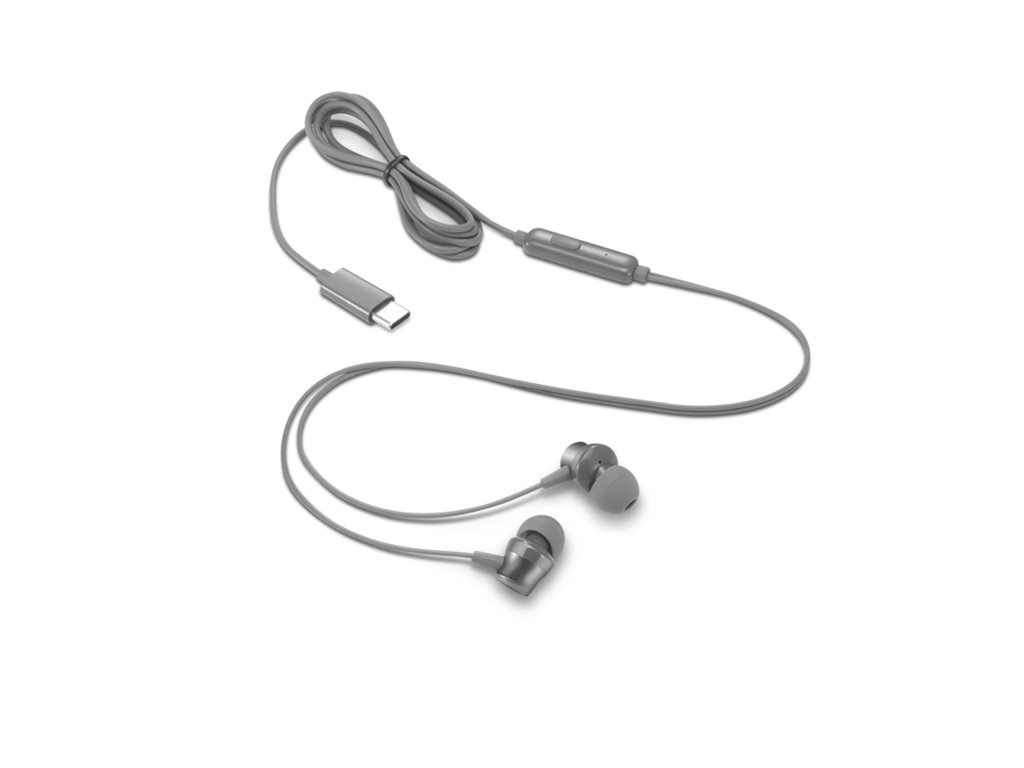 lenovo 300 usb c in ear headphone gxd1j77353