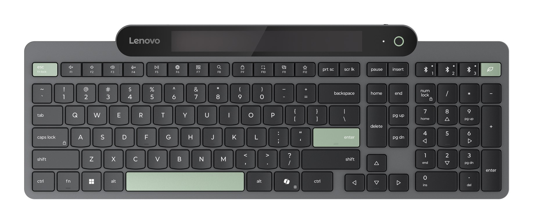 lenovo 4y41r69489 keyboard home office bluetooth us english black green