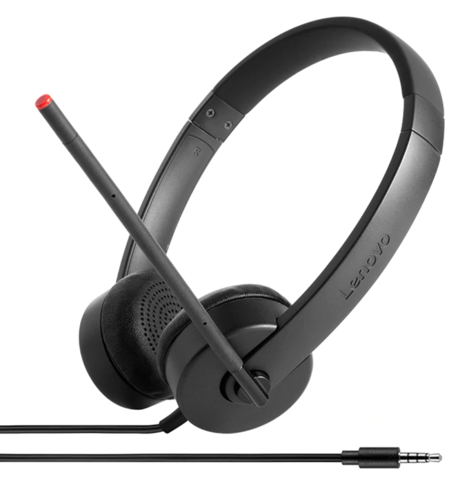 lenovo essential stereo analog headset essential stereo