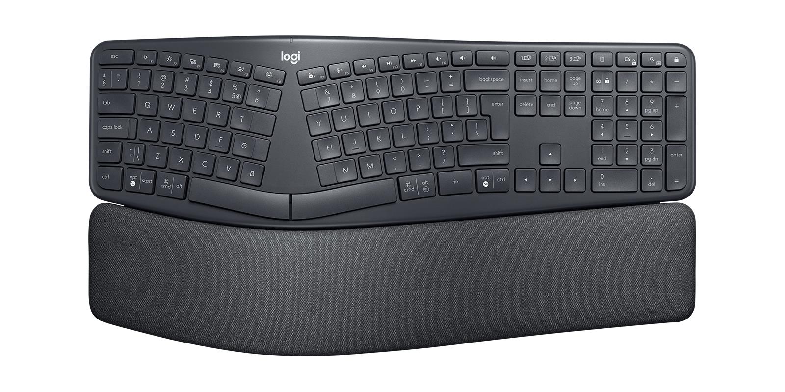 logitech ergo k860 ergonomic split keyboard for business