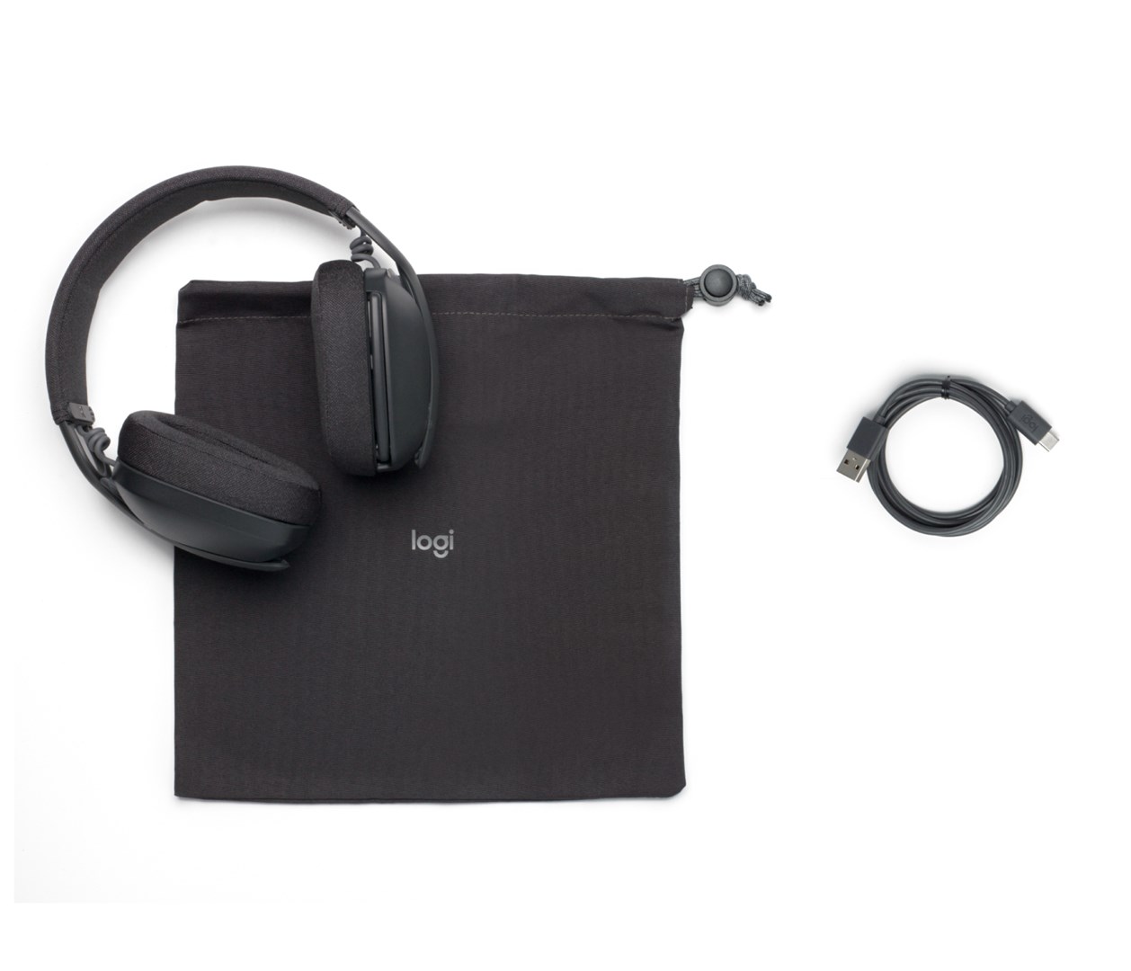 logitech zone vibe 100 headset wireless head band calls music bluetooth graphite 2