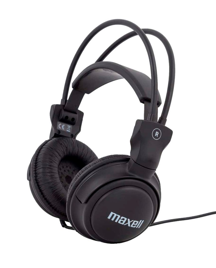 maxell home studio in ear headphones black