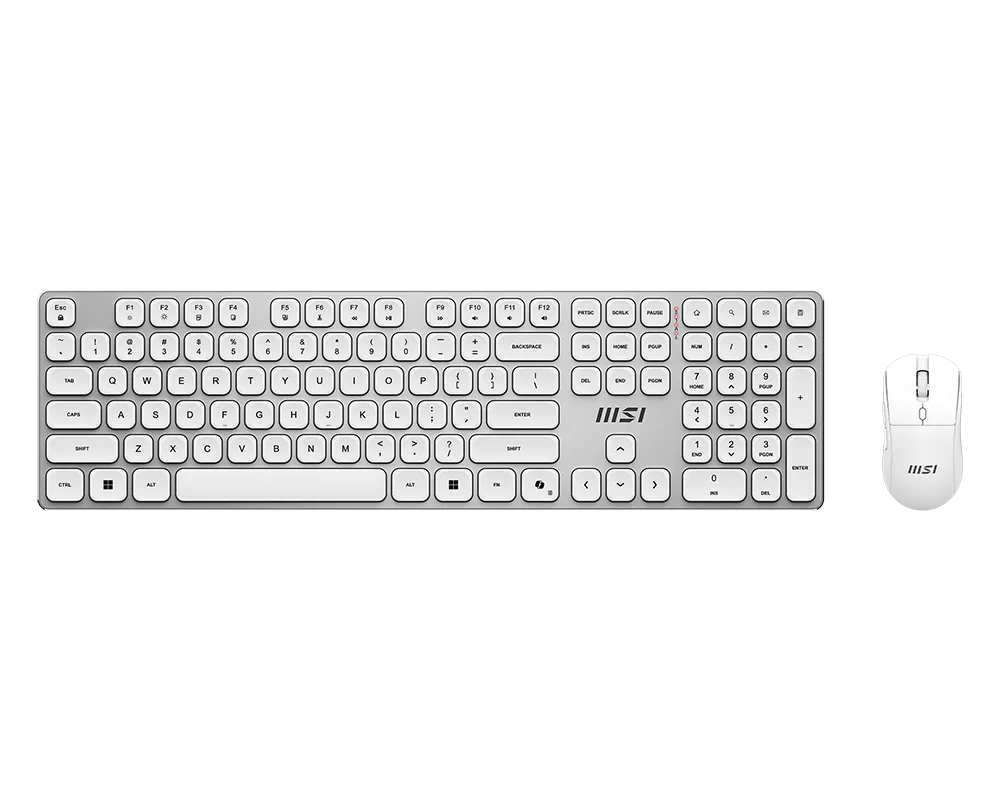 msi forge k210 wireless combo white us