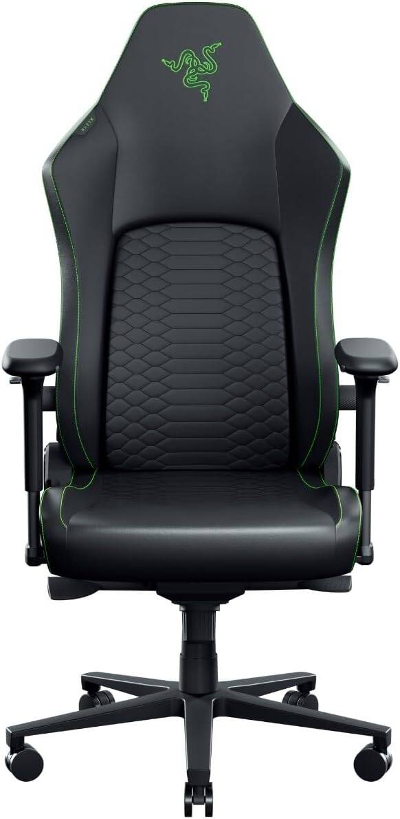 razer ergonomic gaming chair with breathable comfort iskur v2 newgen
