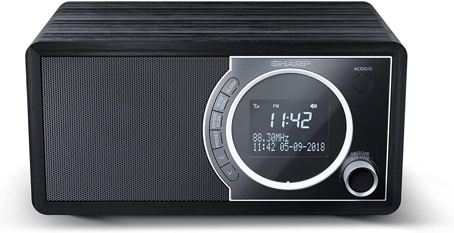 sharp digital radio dr 450bk