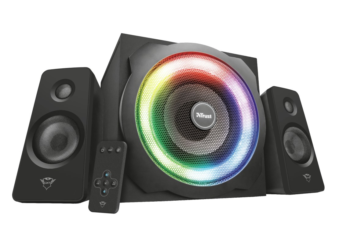 trust gxt 629 tytan speaker set 2 1 channels 60 w black