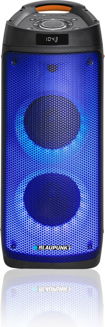 lautsprecher mit bluetooth und karaoke partybox blaupunkt pb06db