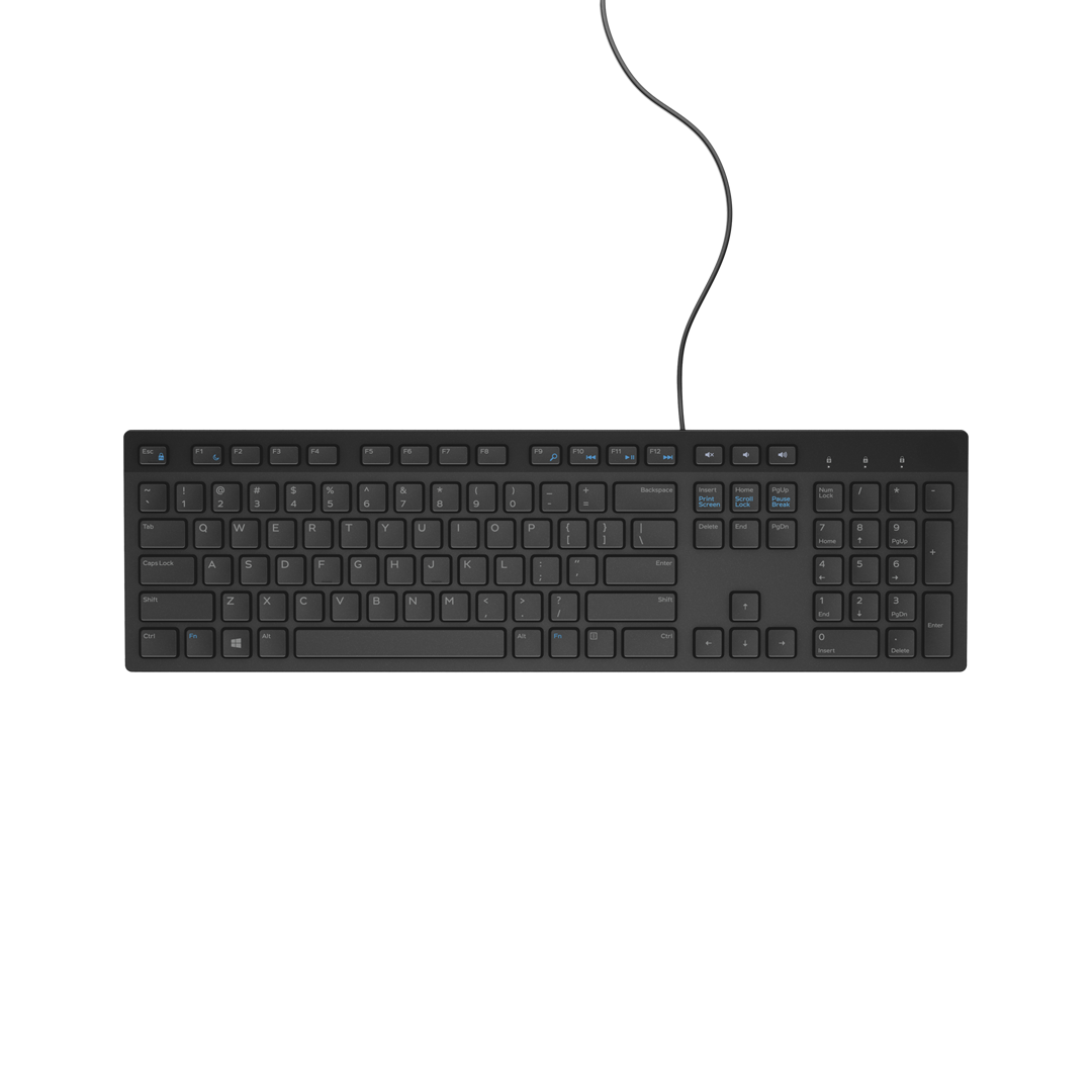 dell kb216 keyboard usb qwerty us international black