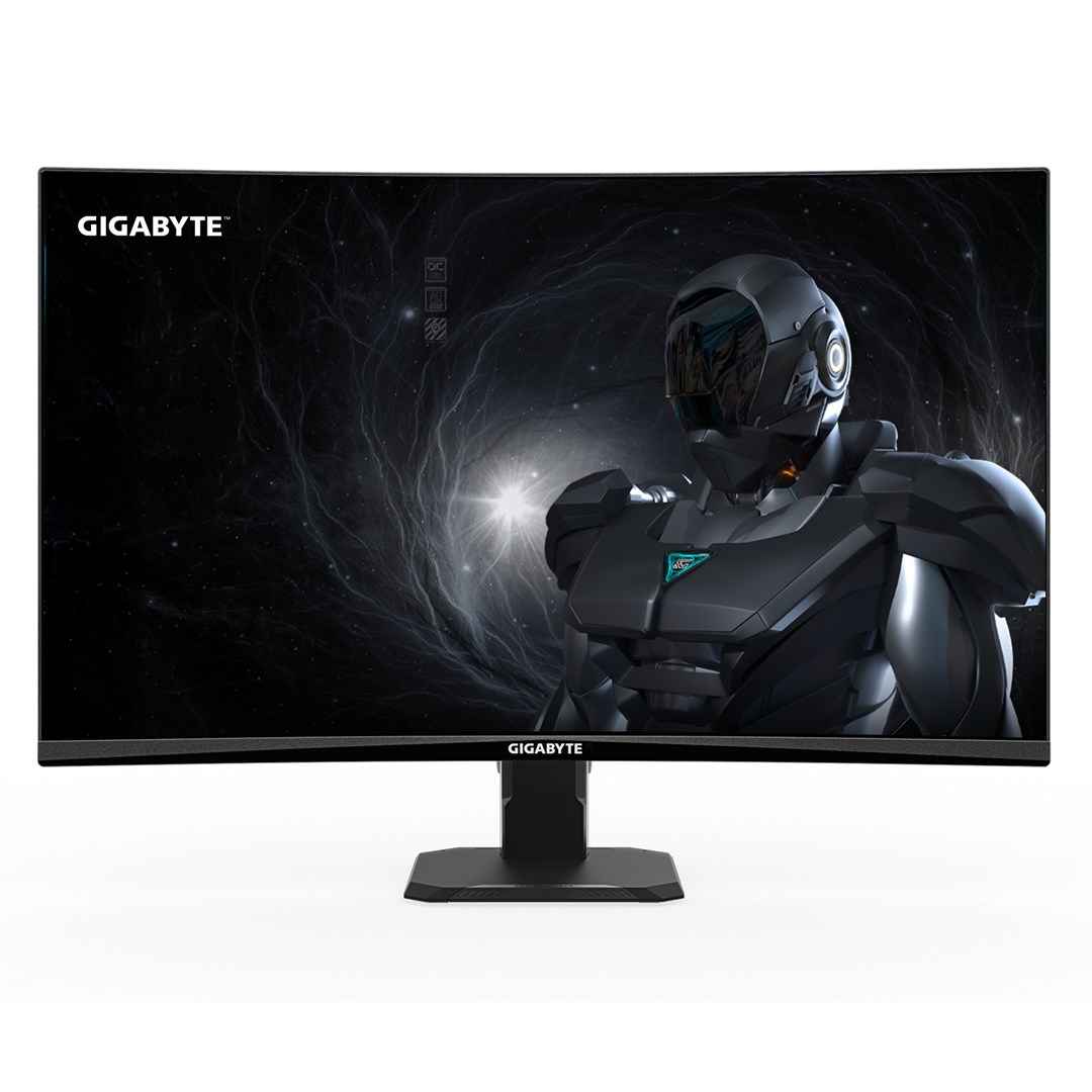 gigabyte gs27fc2 27 fhd curved gaming monitor 1920 x 1080 240hz 1 350 cd mc2b2 hdr ready hdmi 2 0 displayport 1 4 2