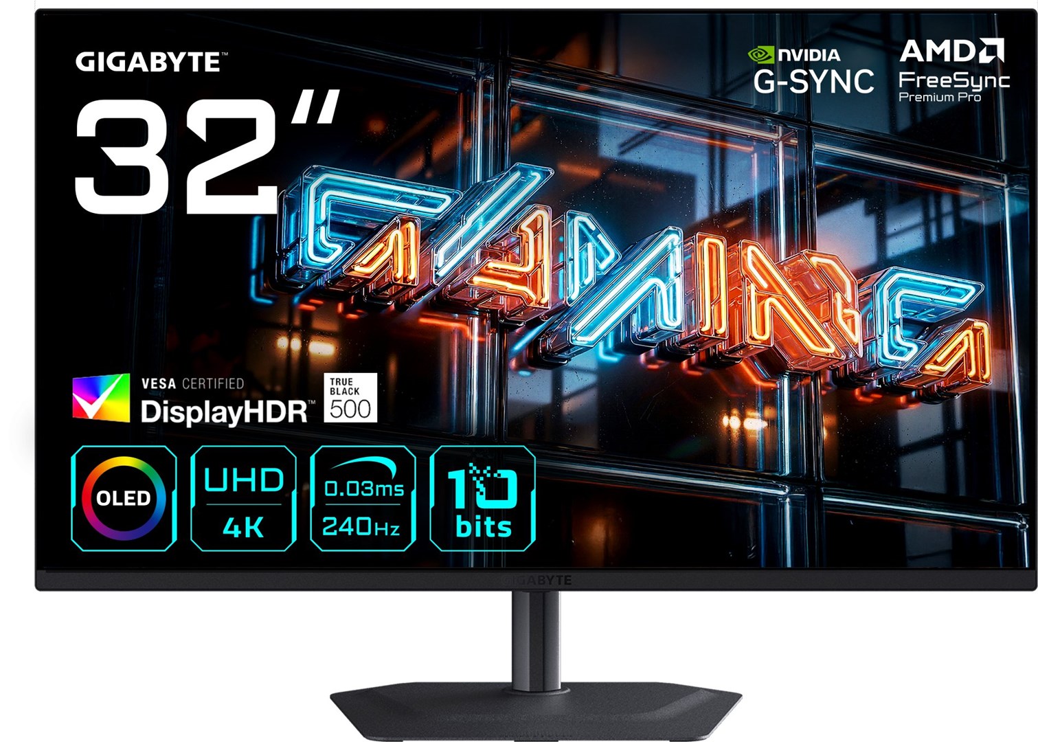 gigabyte qd oled 31 5 mo32u24 240hz monitor