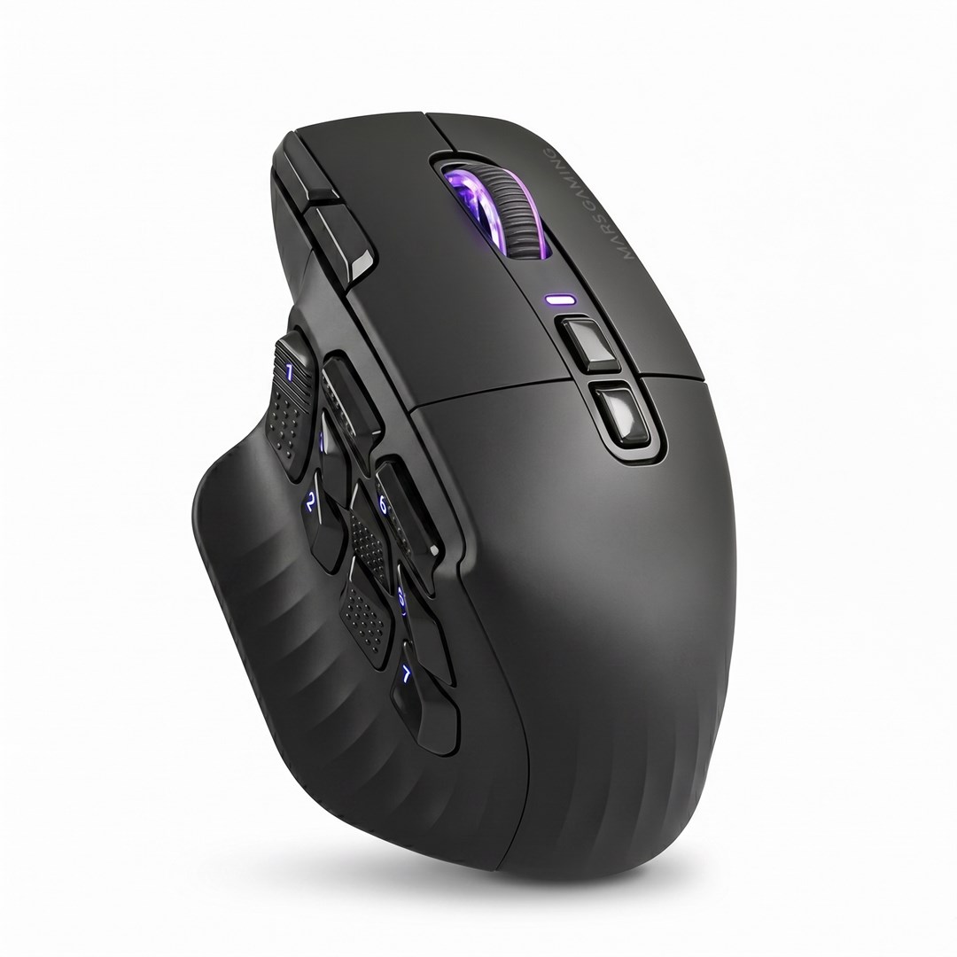 mars gaming mmwhex16 mouse right hand bluetooth optical 24000 dpi