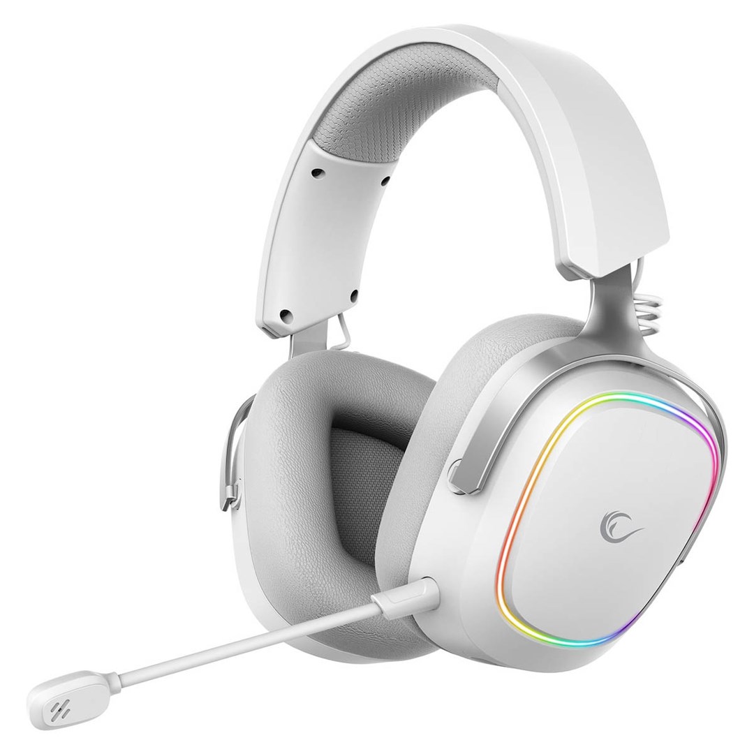 rampage retsu white wireless over ear headphones